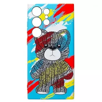 Чехол-накладка Luxo Creative для смартфона Samsung Galaxy S23 Ultra, силикон, разноцветный 114 (229669)