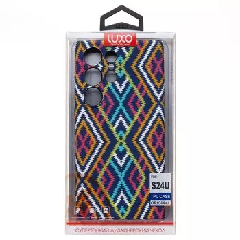 Чехол-накладка Luxo Creative для смартфона Samsung Galaxy S24 Ultra, силикон, разноцветный 116 (229631)