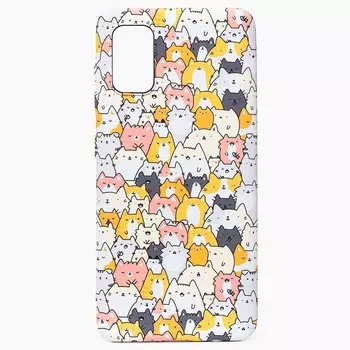 Чехол-накладка Luxo Creative для смартфона Samsung SM-A415 Galaxy A41, силикон, рисунок 073 (120605)