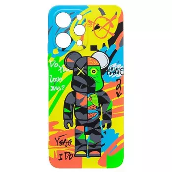 Чехол-накладка Luxo Creative для смартфона Xiaomi Redmi 12 4G, силикон, разноцветный 092 (226106)