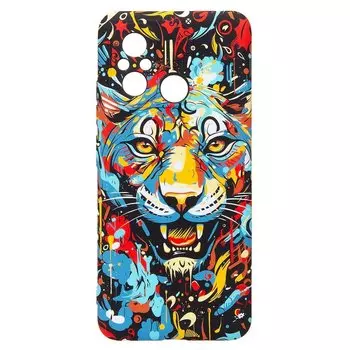 Чехол-накладка Luxo Creative для смартфона Xiaomi Redmi 12C/Poco C55, силикон, разноцветный 113 (229692)