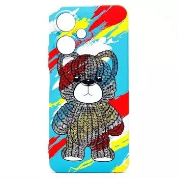 Чехол-накладка Luxo Creative для смартфона Xiaomi Redmi 13C 5G/Poco M6 5G, силикон, разноцветный 114 (229741)