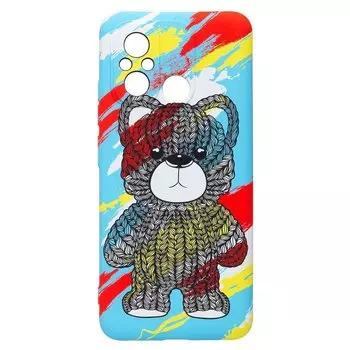 Чехол-накладка Luxo Creative для смартфона Xiaomi Redmi 12C/Poco C55, силикон, разноцветный 114 (229693)