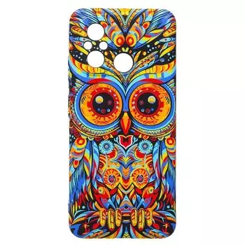 Чехол-накладка Luxo Creative для смартфона Xiaomi Redmi 12C/Poco C55, силикон, разноцветный 117 (229696)