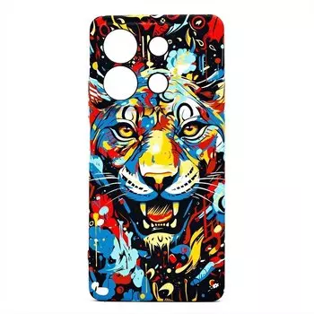 Чехол-накладка Luxo Creative для смартфона Xiaomi Redmi Note 13 5G Global, силикон, разноцветный 113 (229732)