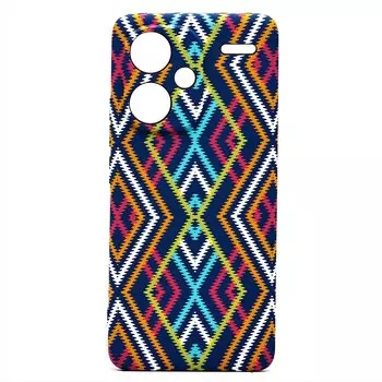 Чехол-накладка Luxo Creative для смартфона Xiaomi Redmi Note 13 Pro+, силикон, разноцветный 116 (229751)
