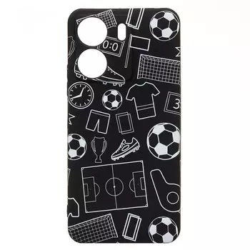 Чехол-накладка Luxo Creative для смартфона Xiaomi/Poco Redmi 13C 4G/Poco C65, силикон, принт 140 (238033)