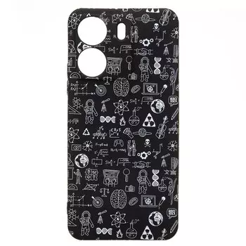 Чехол-накладка Luxo Creative для смартфона Xiaomi/Poco Redmi 13C 4G/Poco C65, силикон, принт 141 (238034)