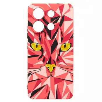 Чехол-накладка Luxo Creative для смартфона Xiaomi/Poco Redmi Note 13 4G Global, силикон, принт 145 (238052)