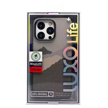 Чехол-накладка Luxo Creative PC для смартфона Apple iPhone 15 Pro Max, TPU, серый 125 (235862)