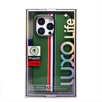 Чехол-накладка Luxo Creative PC для смартфона Apple iPhone 15 Pro Max, TPU, зеленый 131 (235868)