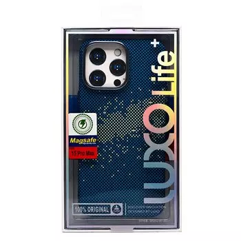 Чехол-накладка Luxo Creative PC для смартфона Apple iPhone 15 Pro Max, TPU, синий 135 (235835)