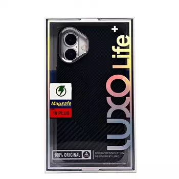 Чехол-накладка Luxo Creative PC для смартфона Apple iPhone 16 Plus, TPU, черный 124 (235594)