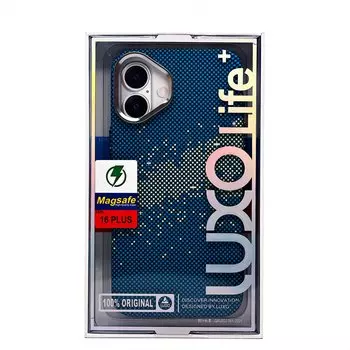 Чехол-накладка Luxo Creative PC для смартфона Apple iPhone 16 Plus, TPU, синий 135 (235575)