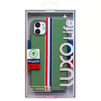 Чехол-накладка Luxo Creative PC для смартфона Apple iPhone 11, TPU, зеленый 131 (235896)