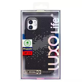 Чехол-накладка Luxo Creative PC для смартфона Apple iPhone 11, TPU, черный/серый 136 (235886)