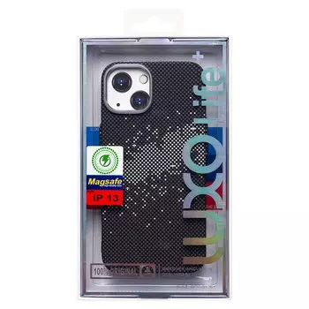 Чехол-накладка Luxo Creative PC для смартфона Apple iPhone 13, TPU, черный/серый 135 (235871)
