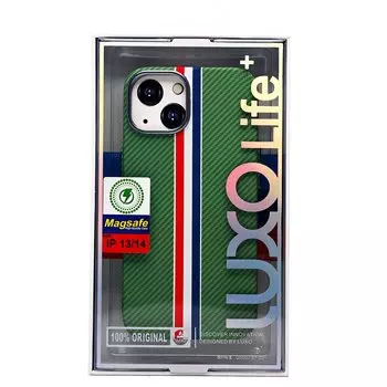 Чехол-накладка Luxo Creative PC для смартфона Apple iPhone 13/iPhone 14, TPU, зеленый 131 (235883)