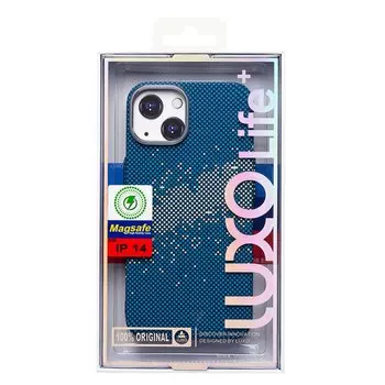 Чехол-накладка Luxo Creative PC для смартфона Apple iPhone 14, TPU, синий 135 (235872)