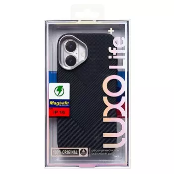 Чехол-накладка Luxo Creative PC для смартфона Apple iPhone 16, TPU, черный 122 (235583)