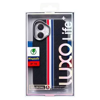 Чехол-накладка Luxo Creative PC для смартфона Apple iPhone 16, TPU, черный 129 (235588)