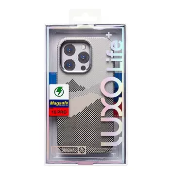 Чехол-накладка Luxo Creative PC для смартфона Apple iPhone 16 Pro, TPU, серый 125 (235606)