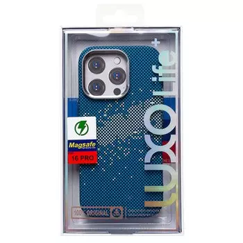 Чехол-накладка Luxo Creative PC для смартфона Apple iPhone 16 Pro, TPU, синий 135 (235577)