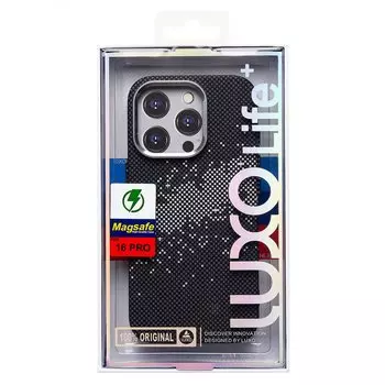 Чехол-накладка Luxo Creative PC для смартфона Apple iPhone 16 Pro, TPU, черный 136 (235578)