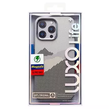 Чехол-накладка Luxo Creative PC для смартфона Apple iPhone 16 Pro Max, TPU, серый 125 (235617)