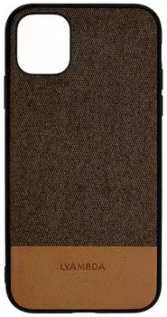 Чехол-накладка Lyambda Calypso LA03-1254-BR для смартфона Apple iPhone 12 mini, коричневый (LA03-1254-BR)