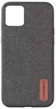 Чехол-накладка Lyambda Regul для смартфона Apple iPhone 11, силикон/поликарбонат/текстиль, черный (LA06-RG-11-BK)