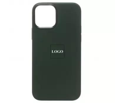 Чехол-накладка MagSafe Silicone Case для смартфона Apple iPhone 12 Pro Max, силикон, кипрский зелёный (212962)