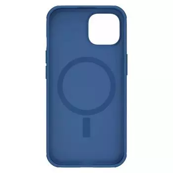 Чехол-накладка Nillkin Super Frosted Shield Pro Magnetic Case для смартфона Apple iPhone 15, пластик, силикон, синий (4020250)