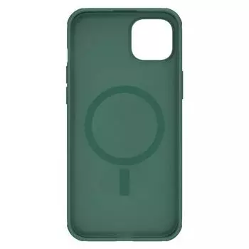 Чехол-накладка Nillkin Super Frosted Shield Pro Magnetic Case для смартфона Apple iPhone 15 Plus, пластик, силикон, темно-зеленый (4020257)