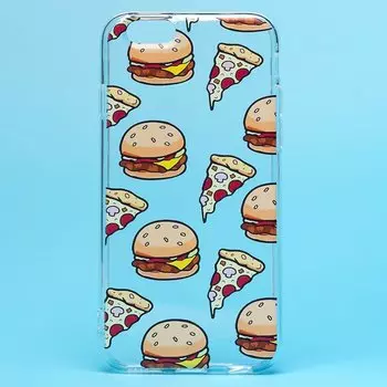 Чехол-накладка 001 для смартфона Apple 6 / 6S, силикон, принт (130049)