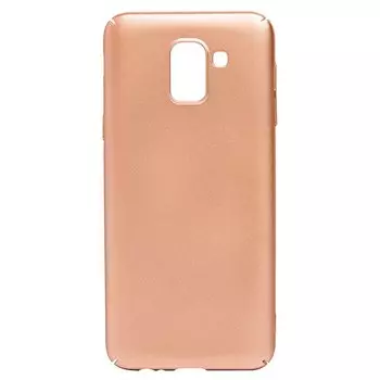Чехол-накладка PC002 для смартфона Samsung SM-J600 Galaxy J6 2018, пластик, золотистый (88682)