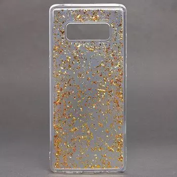 Чехол-накладка SC103 для смартфона Samsung SM-N950 Galaxy Note 8, пластик, золотистый (82243)