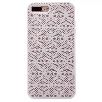 Чехол-накладка SC119 для смартфона Apple iPhone 7 Plus/8 Plus, силикон, белый (91118)
