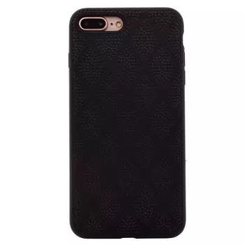 Чехол-накладка SC119 для смартфона Apple iPhone 7 Plus/8 Plus, силикон, черный (91112)