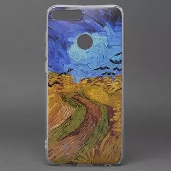 Чехол-накладка No name SC133 для смартфона Huawei Honor 9 Lite, силикон, рисунок 003 (98166)