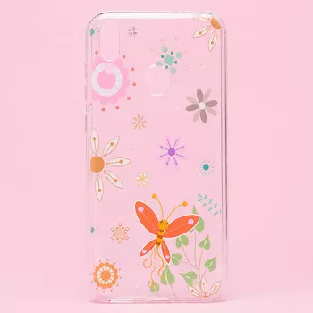 Чехол-накладка SC146 для смартфона Huawei Honor 8C, силикон, рисунок 018 (100673)