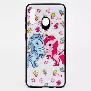 Чехол-накладка No name SC150 для смартфона Samsung SM-A205/305 Galaxy A20/A30, рисунок (006) (100890)