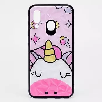 Чехол-накладка No name SC150 для смартфона Samsung SM-A405 Galaxy A40, рисунок (005) (100898)