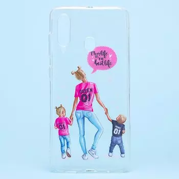 Чехол-накладка SC155 для смартфона Samsung SM-A606 Galaxy A60, силикон, рисунок 003 (104197)