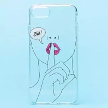 Чехол-накладка SC225 для смартфона Apple iPhone 7/8/SE, силикон, прозрачный (129298)