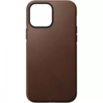 Чехол-накладка Nomad Modern Leather Case для смартфона Apple iPhone 13 Pro, натуральная кожа, коричневый (NM01059585)
