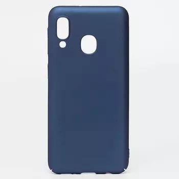 Чехол-накладка PC002 для смартфона Samsung SM-A202 Galaxy A20e, пластик, синий (101261)