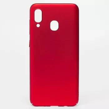 Чехол-накладка PC002 для смартфона Samsung SM-A205/305 Galaxy A20/A30, пластик, красный (99255)