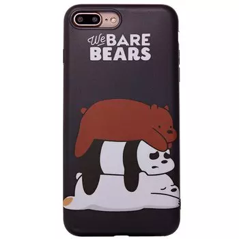 Чехол-накладка NoName SC066 для смартфона Apple iPhone 7 Plus/8 Plus, принт 001