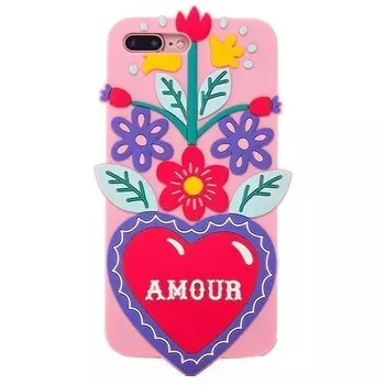 Чехол-накладка NoName SC096 для смартфона Apple iPhone 7 Plus/8 Plus, принт 011